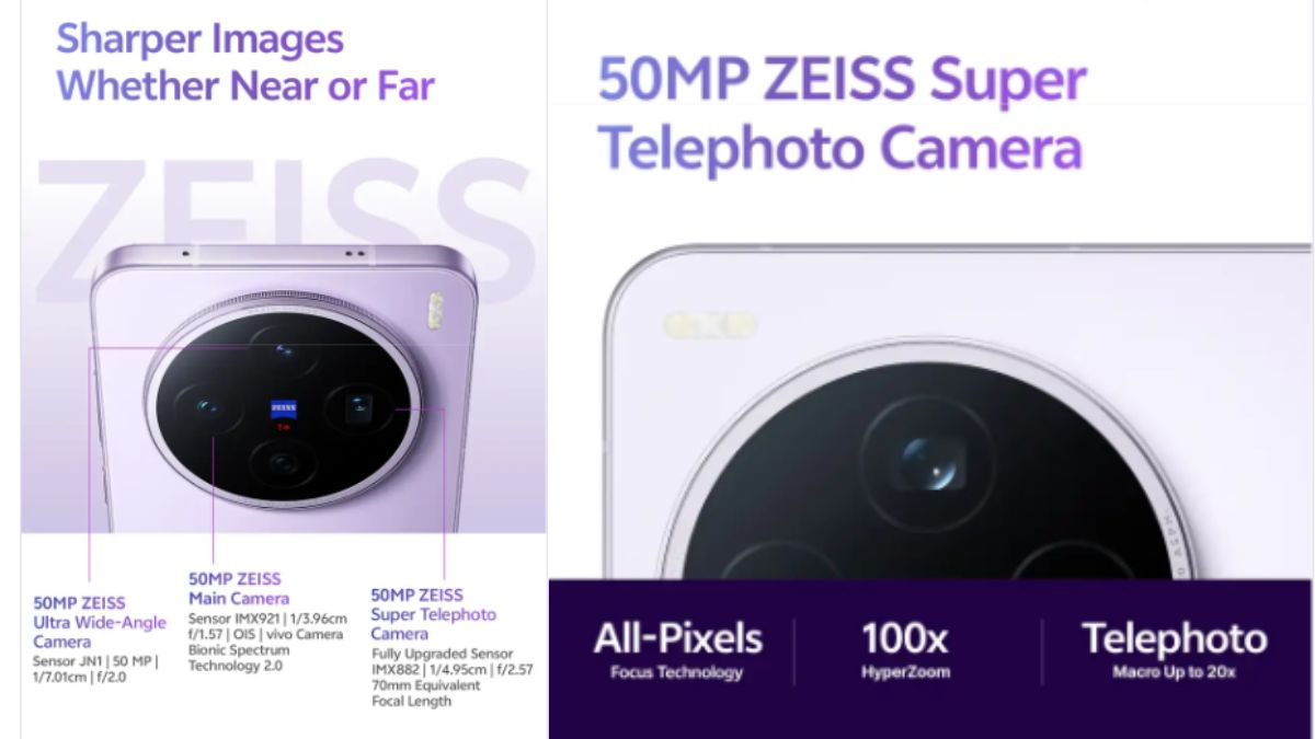 Vivo X200T Camera Specs