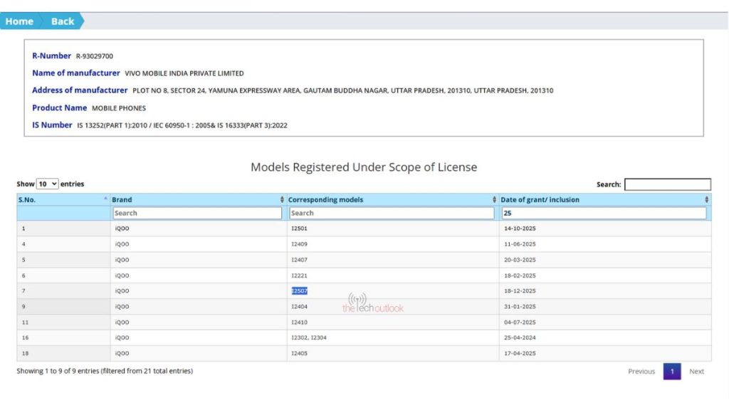 iQOO Z11X 5G spotted on Indian BIS