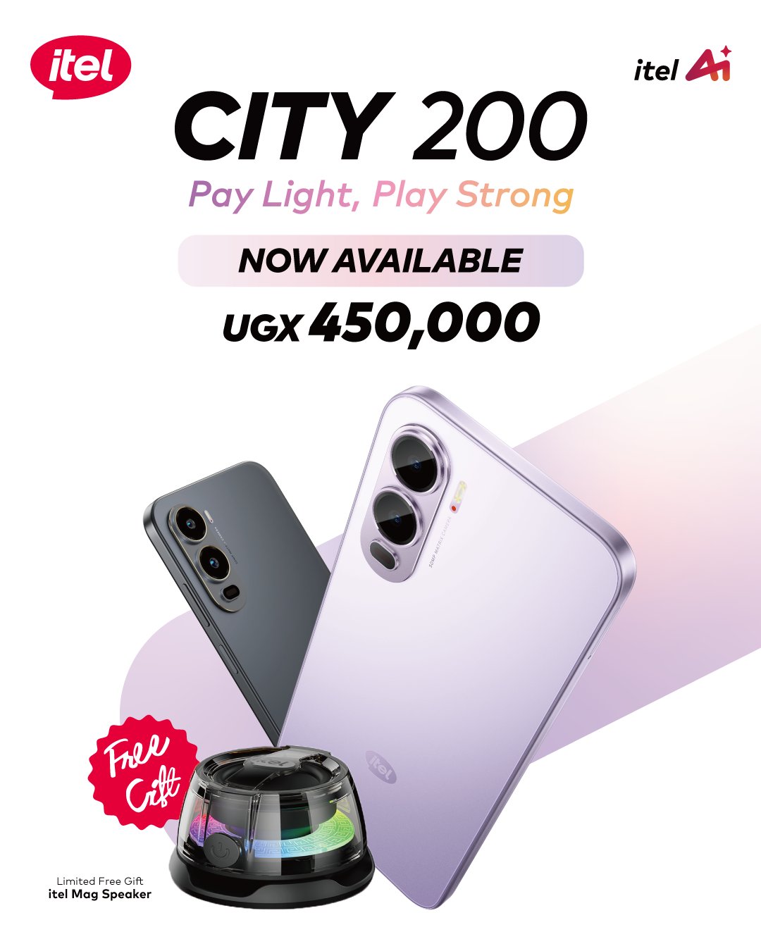 itel city 200 pricing
