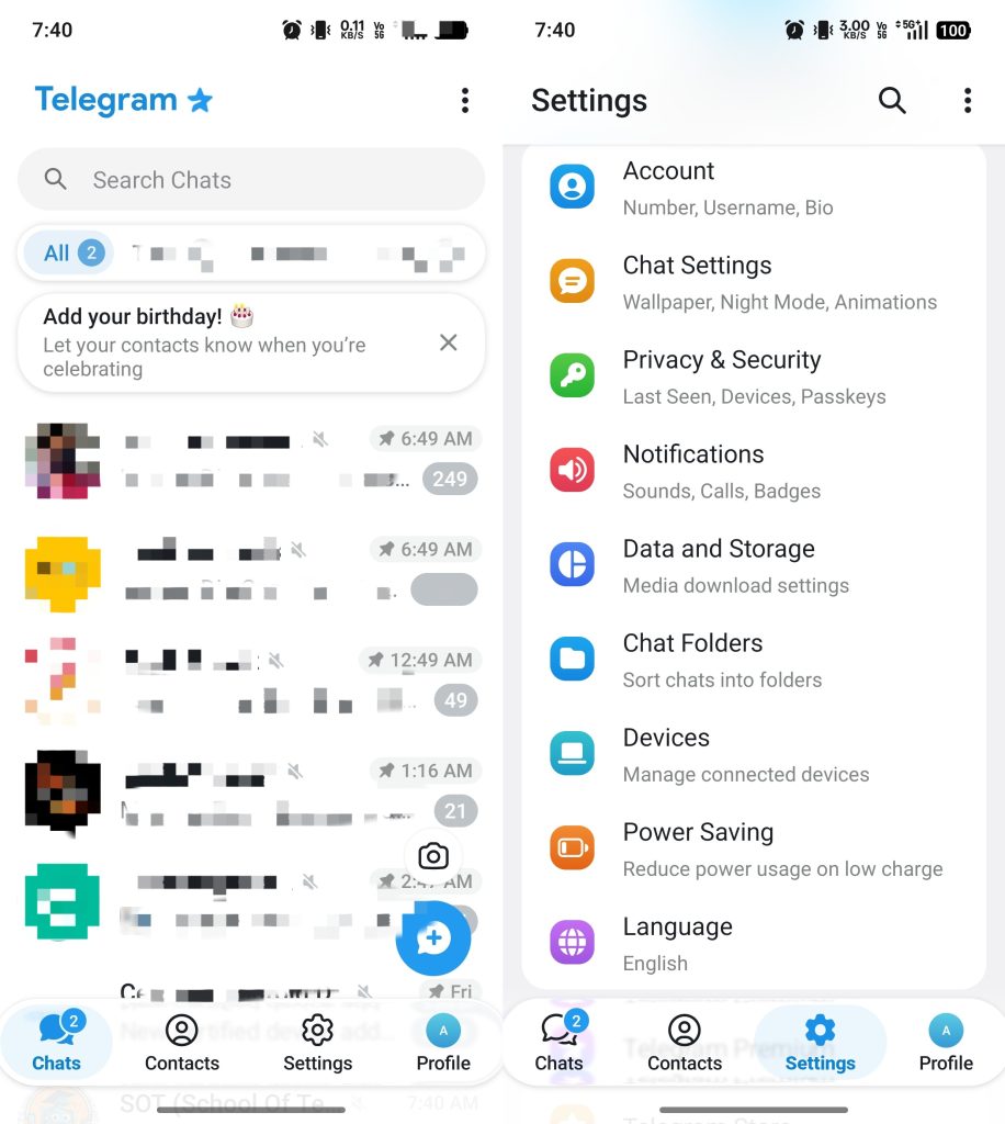 Telegram for Android gets a new iOS-style UI - The Tech Outlook
