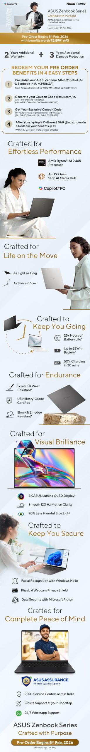 ASUS Zenbook S16 and Zenbook 14 Banner