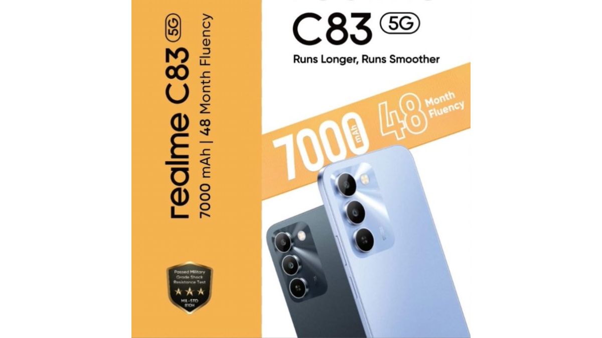 Alleged Marketing Poster - Realme C83 5G