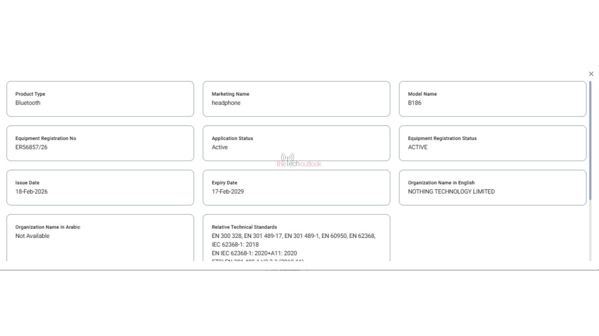 Alleged Nothing Headphone (a) spotted on TDRA