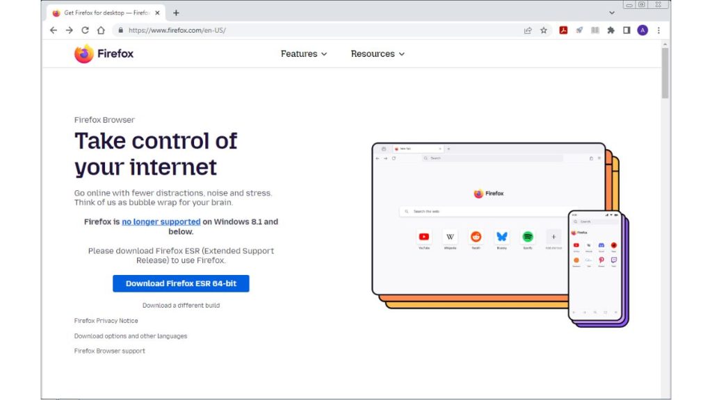 Mozilla Ends Firefox Support for Windows 7, 8 and 8.1; Firefox 115 ESR ...