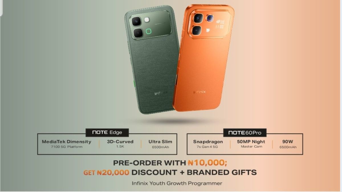 Infinix Note 60 Series Pre-Booking in nigeria