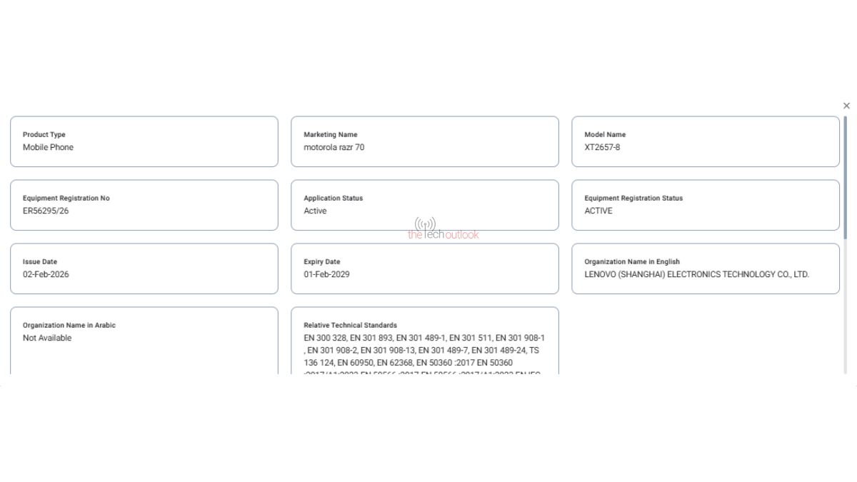 Motorola Razr 70 TDRA