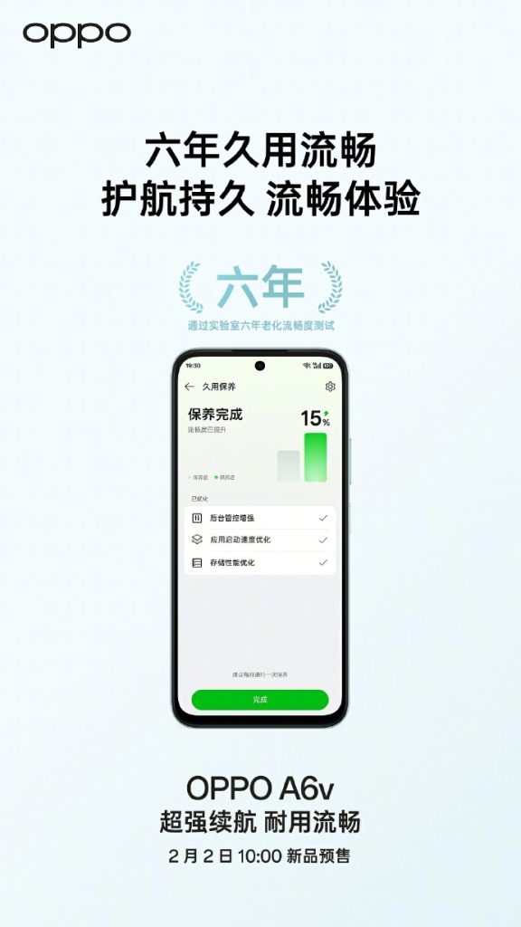 Oppo A6V Battery Life