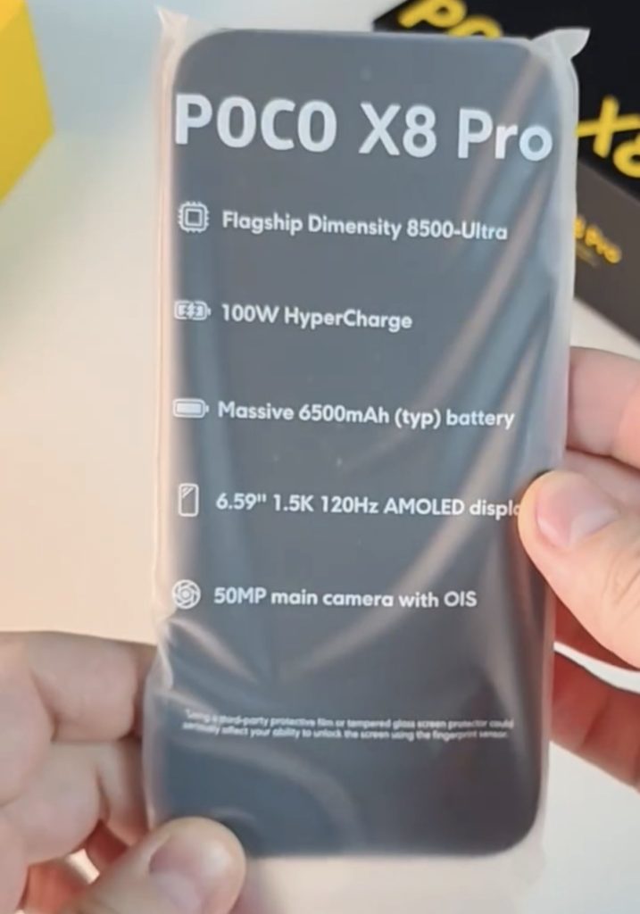 Poco X8 Pro - retail Unit Wrapped