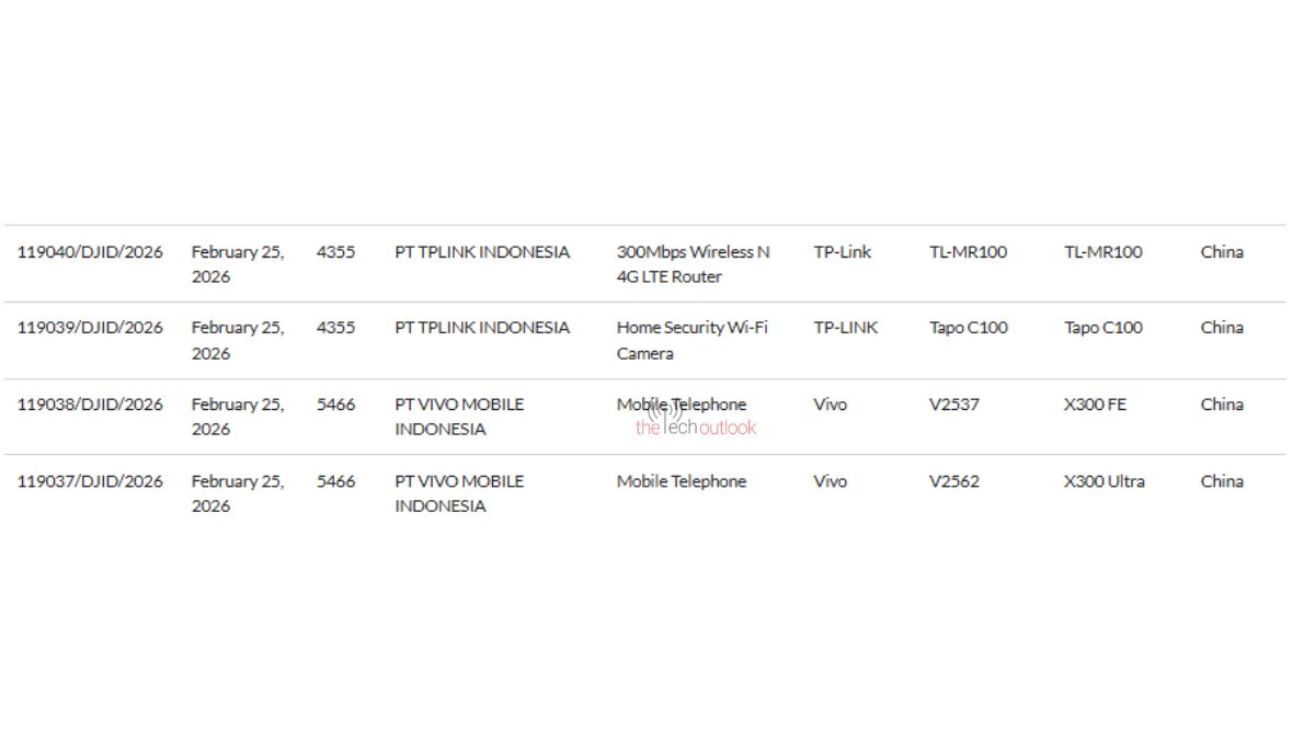 Vivo X300 Fe and X300 Ultr both spotted on SDPPI certficiation