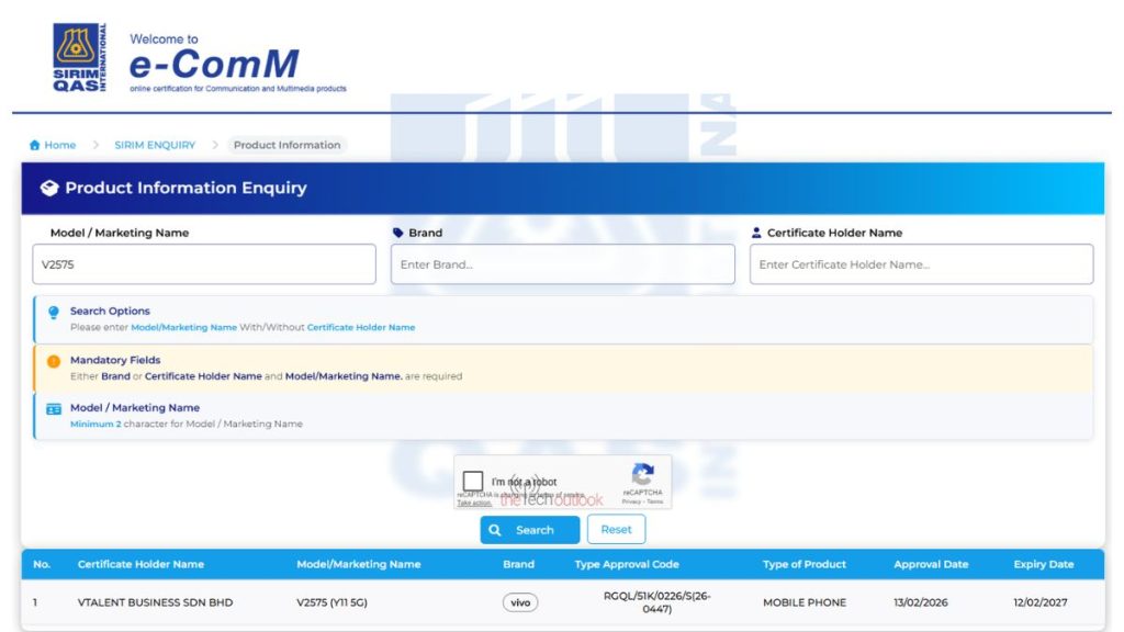 Vivo Y11 5G - SIRIM