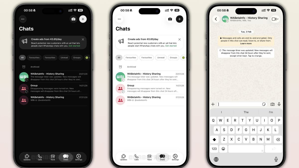 WhatsApp Business update 26.5.77