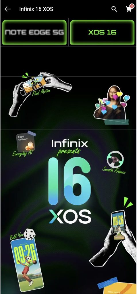XOS 16 Flipkart Microsite