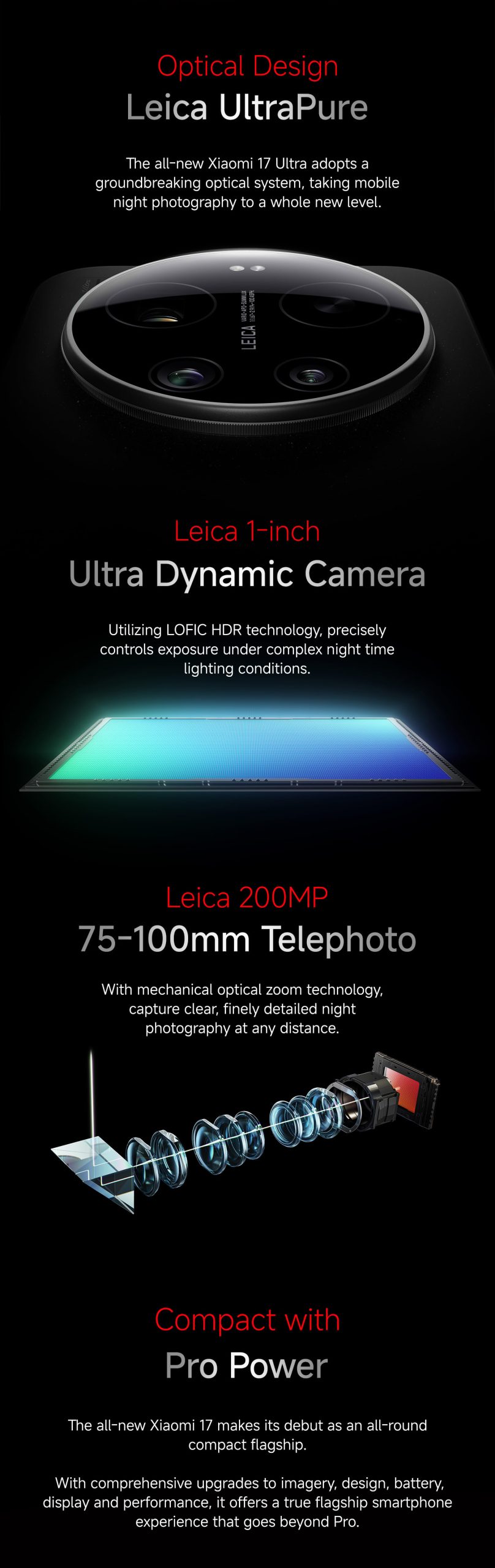 Xiaomi 17 Ultra Camera Specs