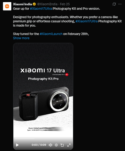 Xiaomi India Confirms- Photography Kit for India