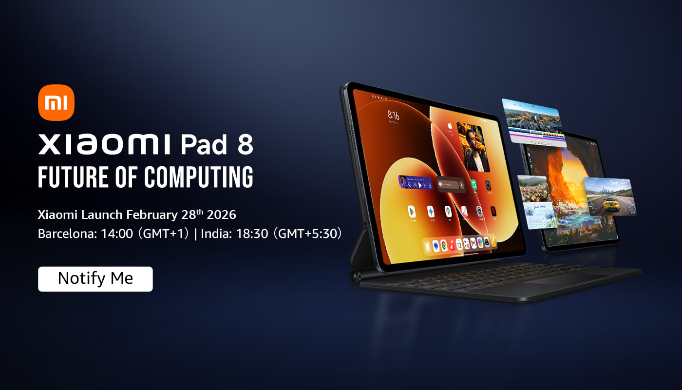 Xiaomi Pad 8 - India Launch Date