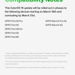 ColorOS March 2026 Update - Eligible Devices