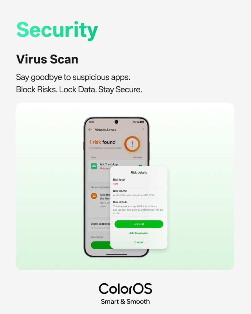 ColorOS March 2026 Update -Virus Scan