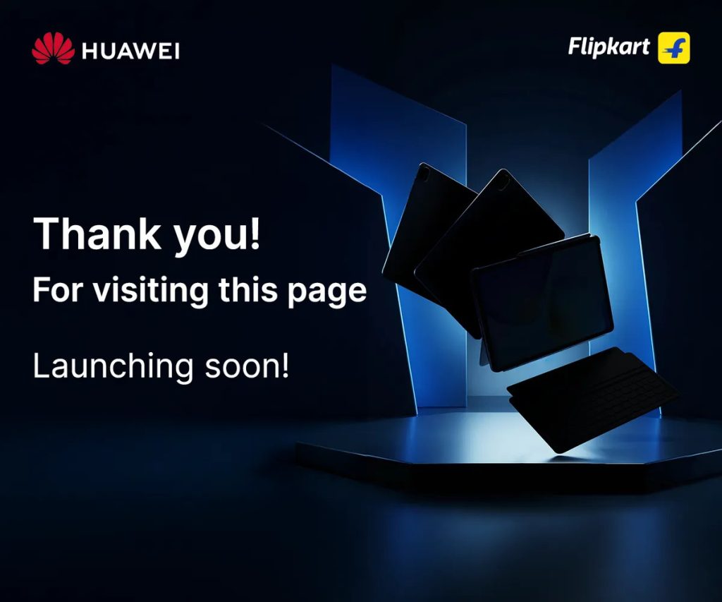 Huawei Launching Soon Teaser for Tablet - Flipkart