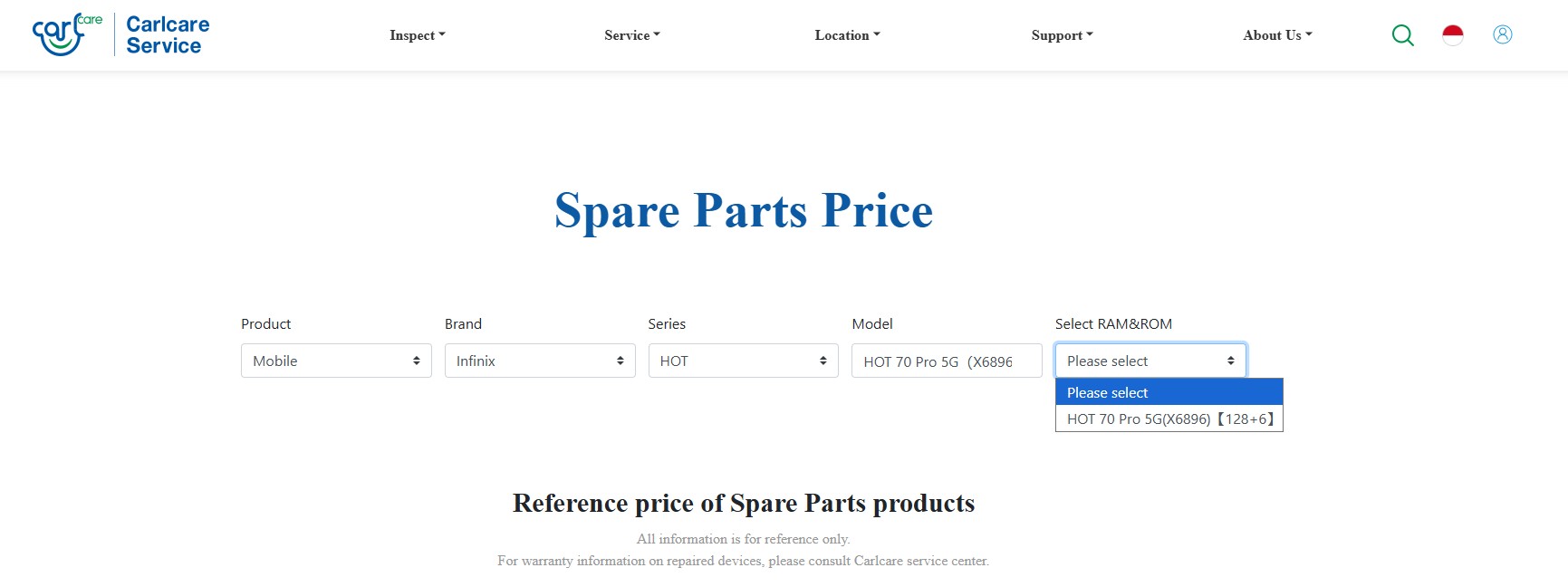 Infinix Hot 70 Pro 5G - Carlcare