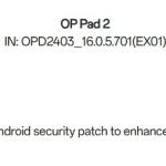 OnePlus Pad 2 OxygenOS 16.0.5.701 Update