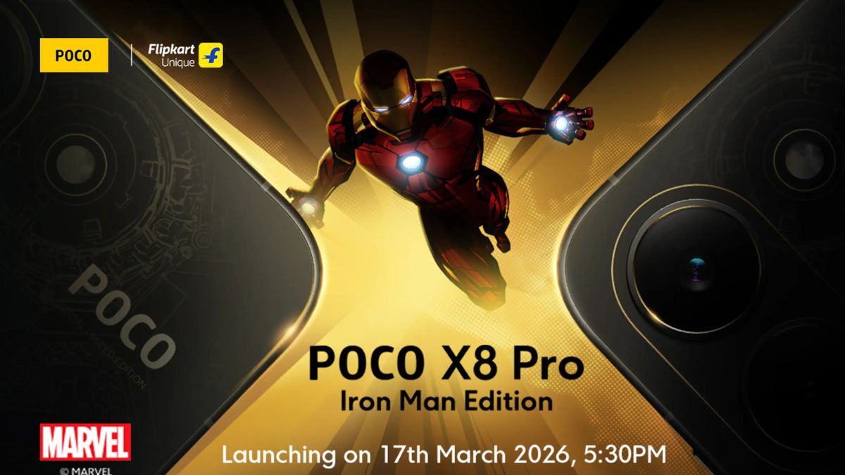 Poco X8 Pro Iron Man Edition- Flipkart Banner