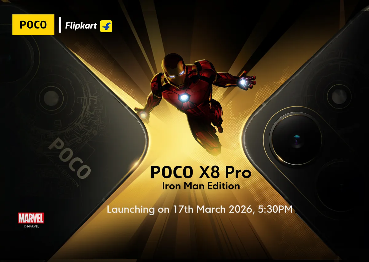 Poco X8 Pro Iron Man Editon India