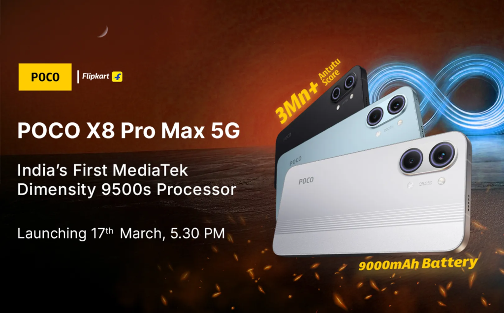 Poco X8 Pro Max Colour Options