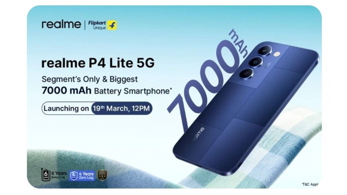 Realme P4 Lite 5G - Marketing Poster