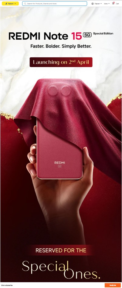 Redmi Note 15 5G SE - Launch Banner