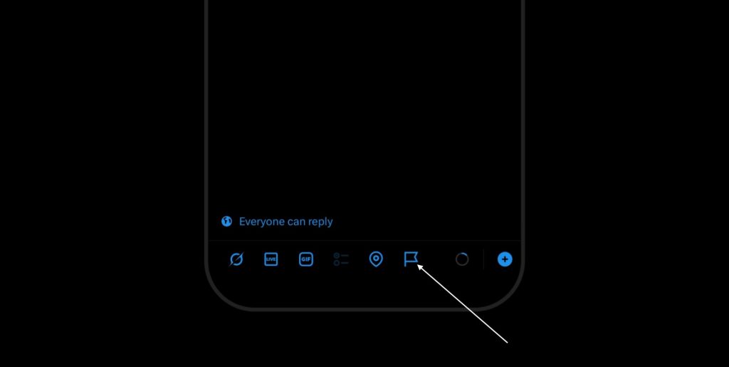 Sponsored Post Label on X - Click on The Flag icon