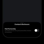 Sponsored Post Label on X - Content Disclosure Box