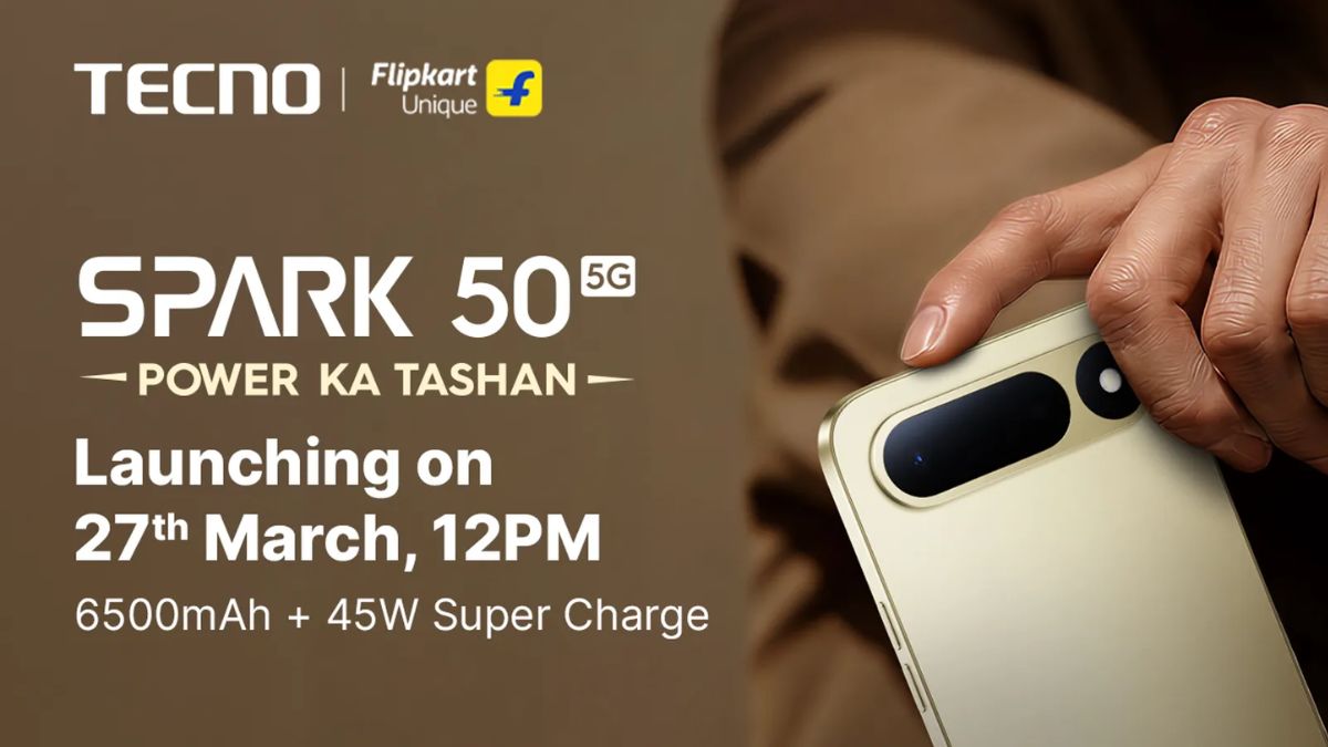 Tecno Spark 50 5G - Flipkart Banner