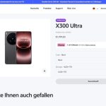 Vivo X300 Ultra Product Listing - EU Pricing Leaked via Vivo Shop