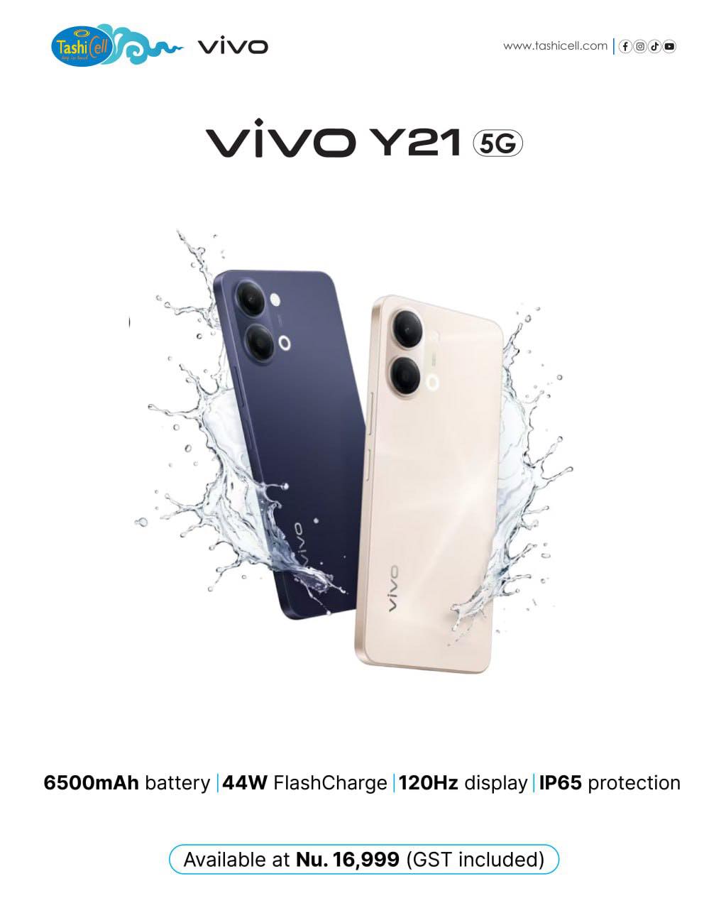 Vivo Y21 5G - Colour Options Revealed