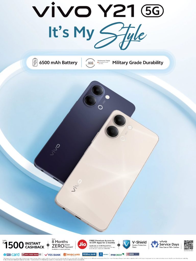 Vivo Y21 5G - India Banner Offline