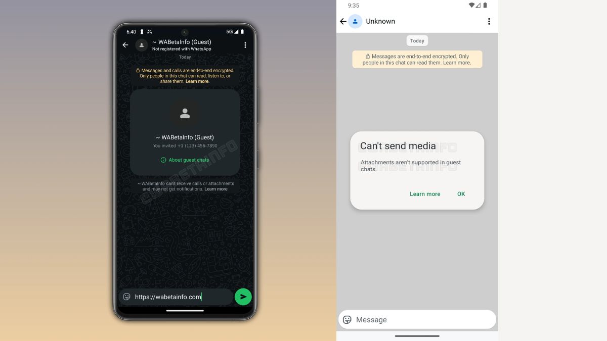 WhatsApp Guest Feature