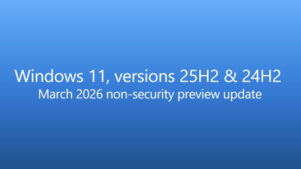 Widows 11 March 2026 Update