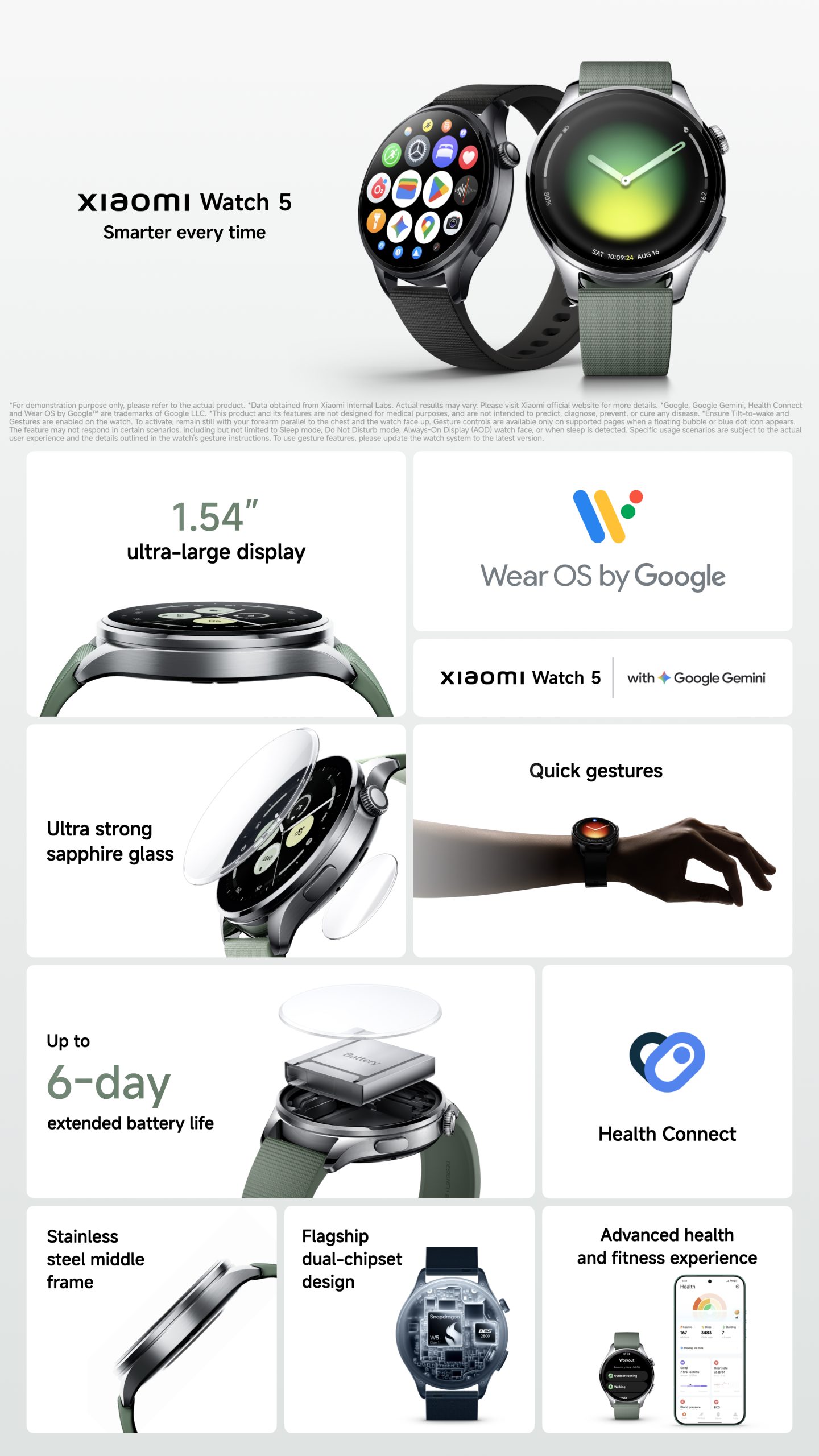 Xiaomi Watch 5 - Specs