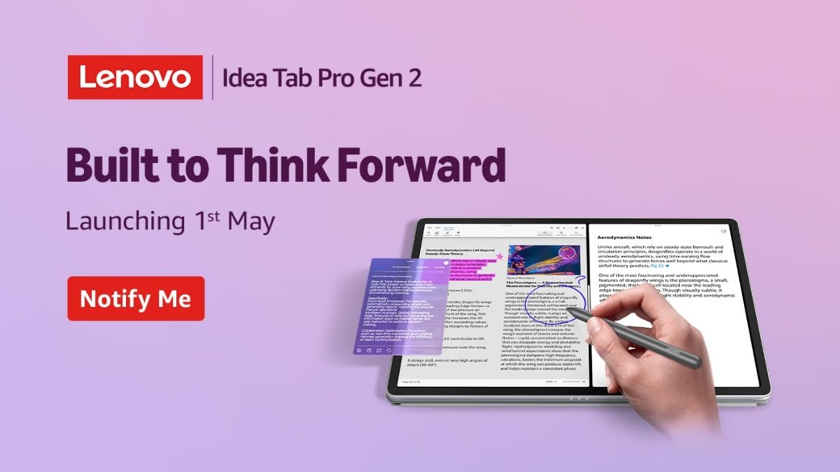 Lenovo Idea tab Pro Gen 2 - Launch Date