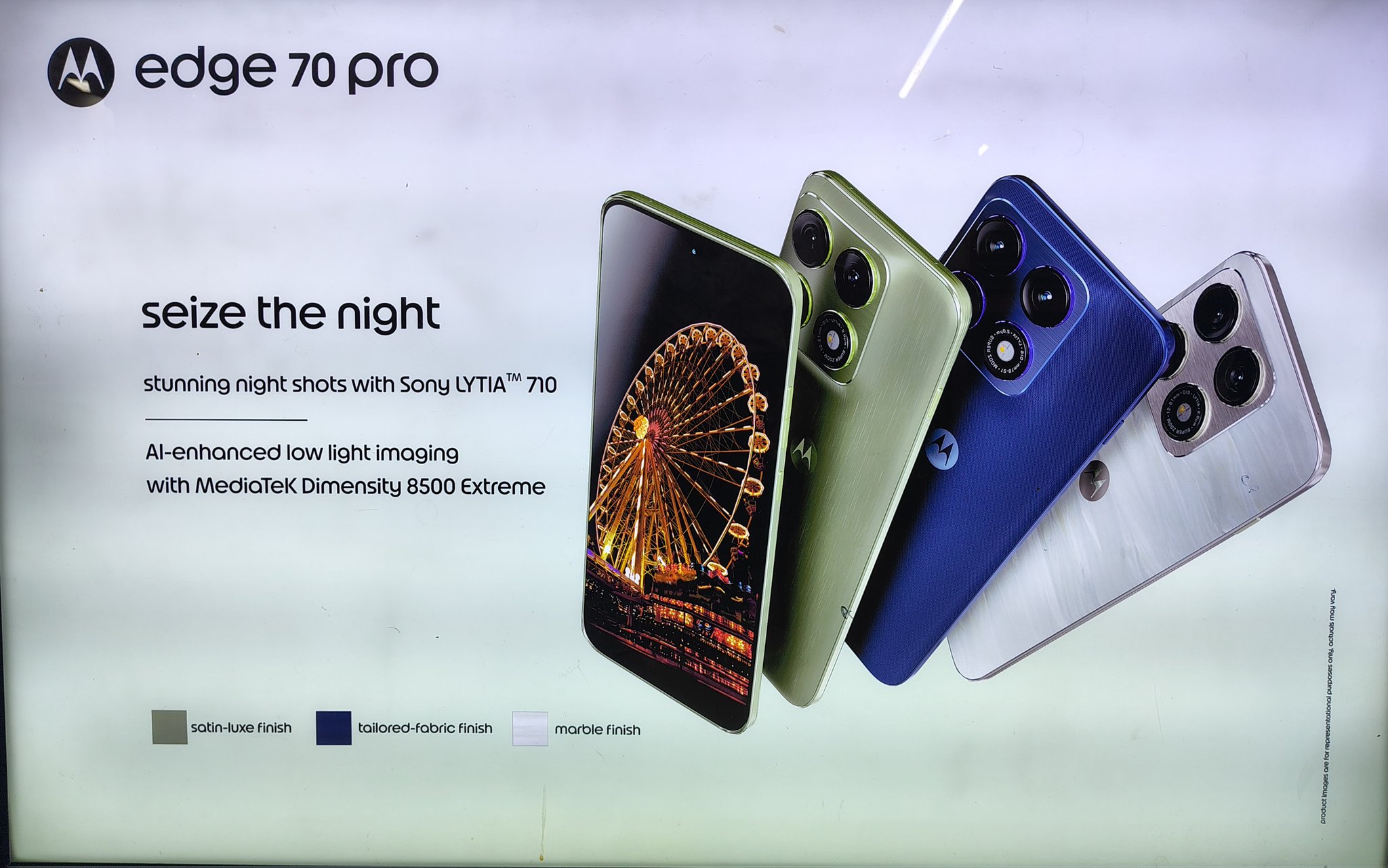 Motorola Edge 70 Pro - Marketing Poster
