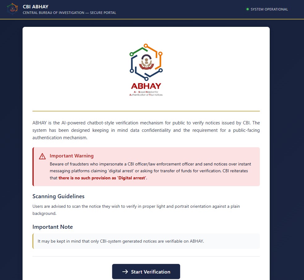 ABHAY AI Based CHATBOT