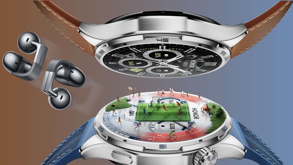 Honor Watch 6 Plu and Honor Clip on earphones pro