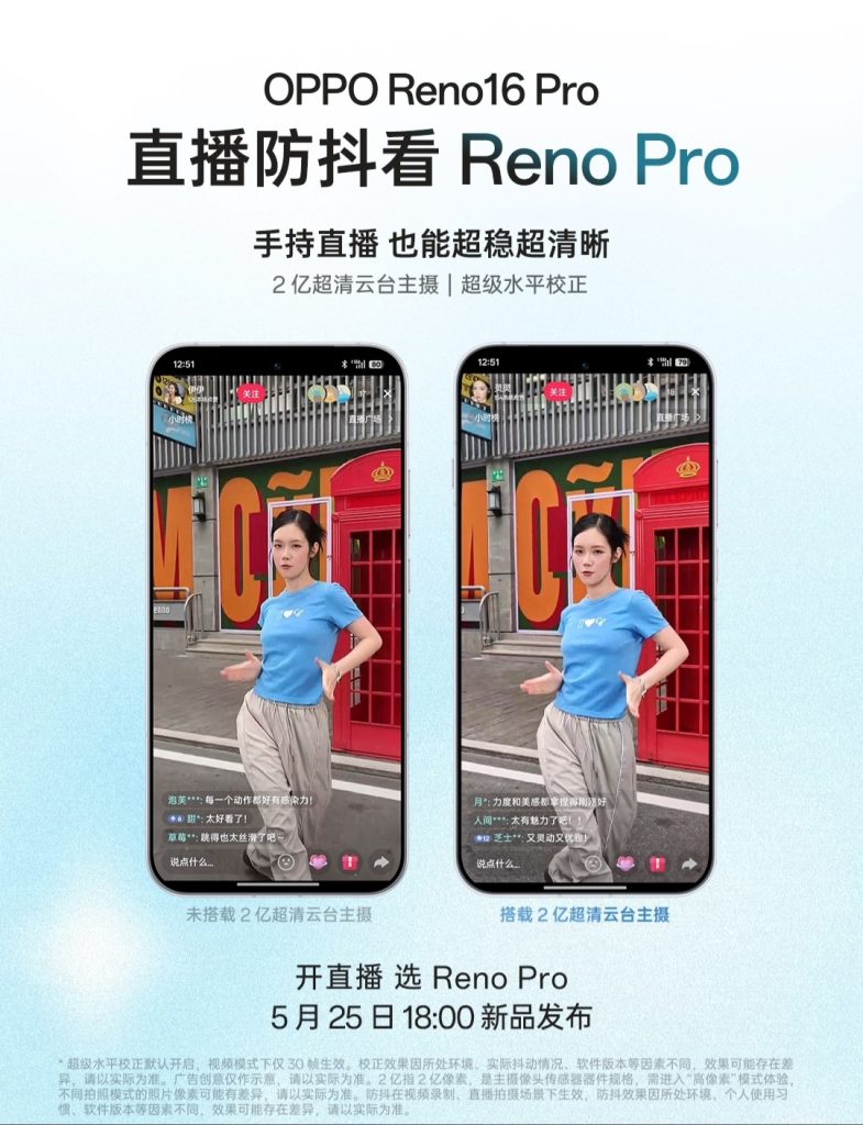 Oppo Reno 16 Pro features