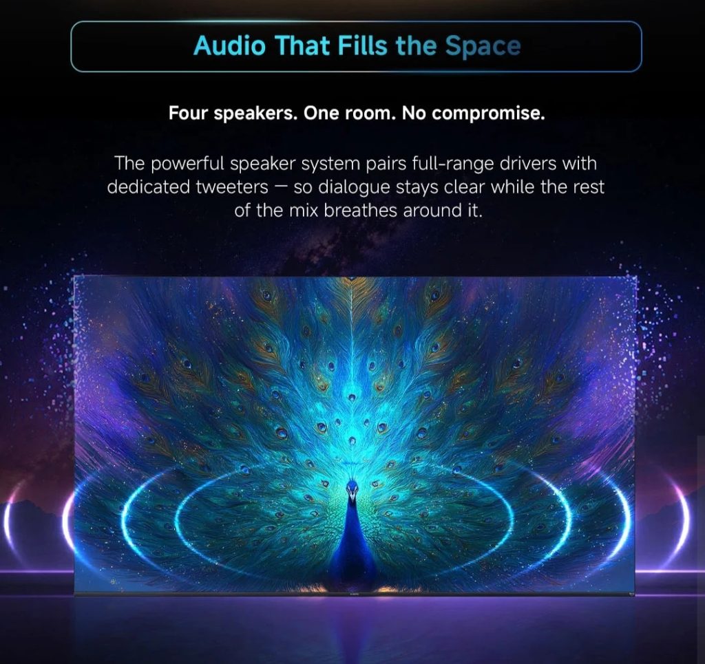 Xiaomi TV FX Mini LED features