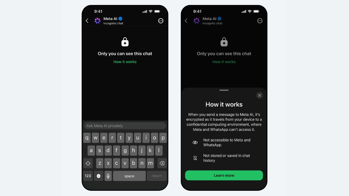 Incognito CHat Mode with WhatsApp