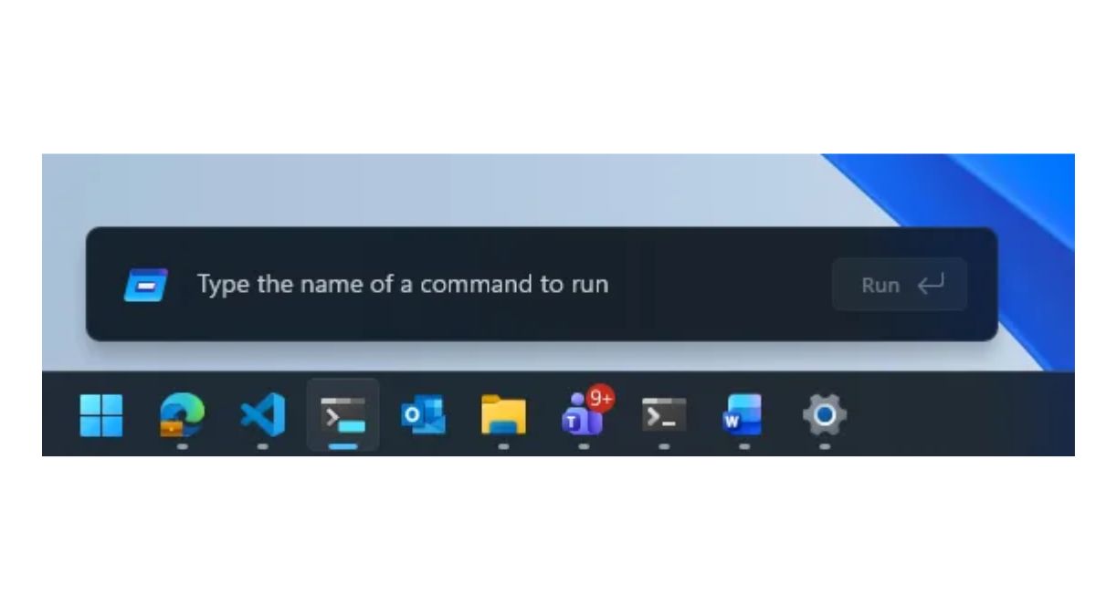 Microsoft New Run Box