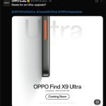 Oppo Find X9 Ultra India Teaser