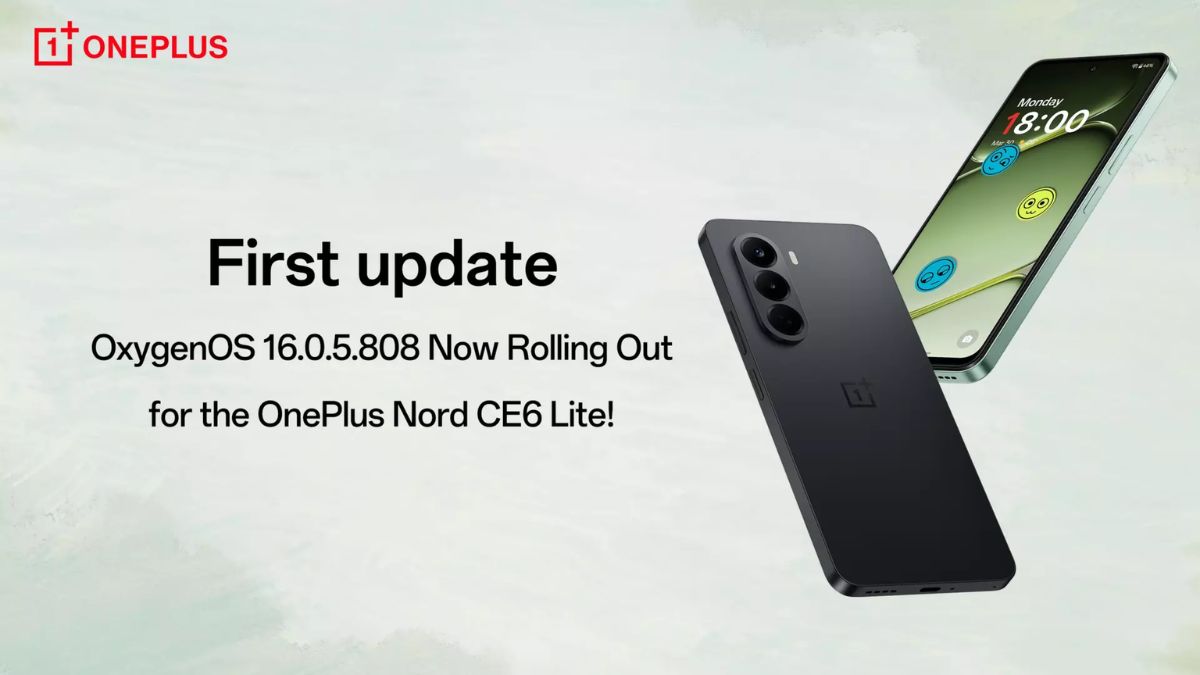 OxygenOS 16.0.5.808 for the OnePlus Nord CE6 Lite