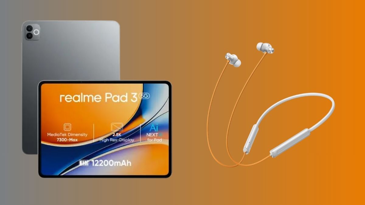 Realme Pad 3 and Realme Buds Wiress 5