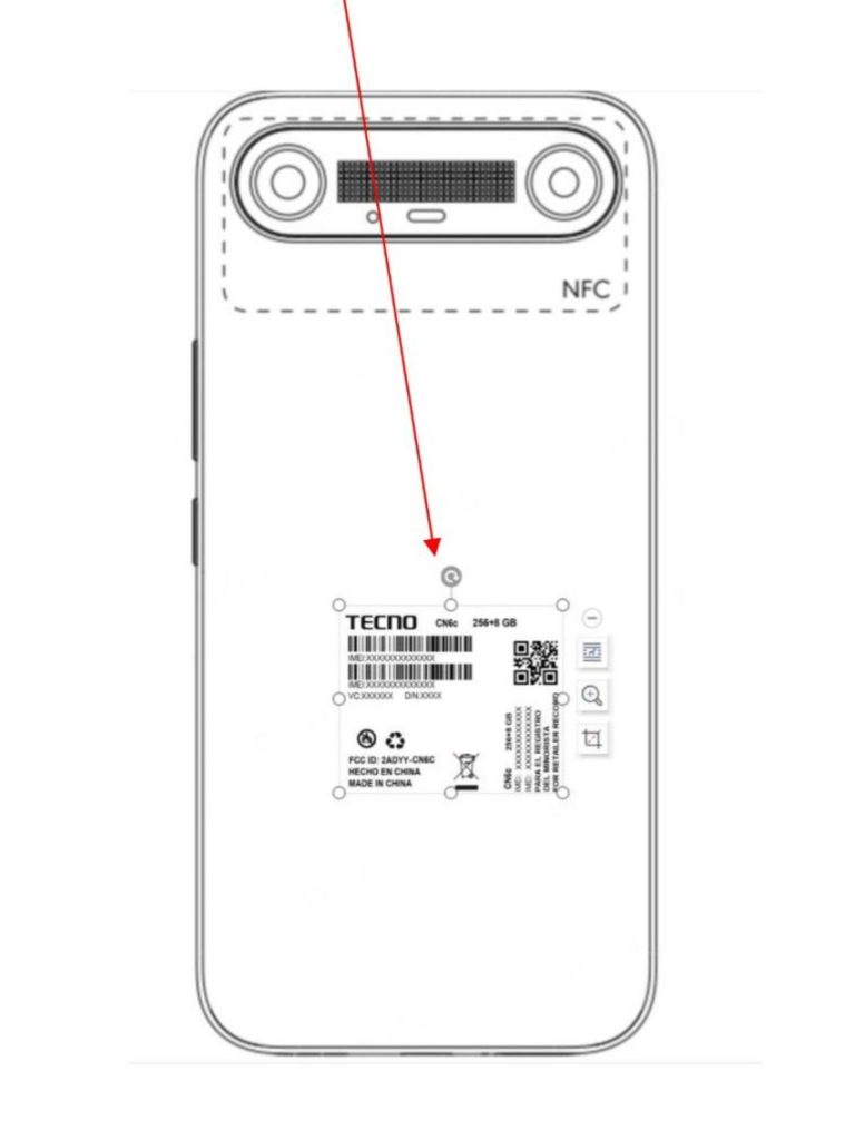Tecno Camon Slim - FCC Design Revealed